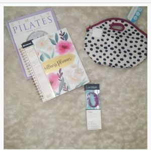 NWT FITBIT FLEX PILATES DVD WELLNESS JOURNAL